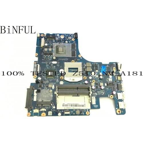 BiNFUL SUPER !! AILZA NM-A181 LAPTOP MOTHERBOARD SUITABLE FOR LENOVO Z510 NOTEBOOK PC GT740M 2GB