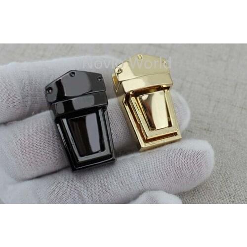 Nolvo World 2-10 pieces 3 colors 35*21mm Gold hand bag lock press lock bag lock accessories