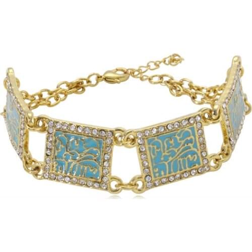 Muslim allah quran scriptures bracelets bangles for women & men , fashion Islam jewelry