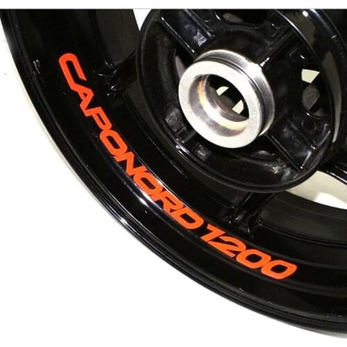 Motorcycle Wheel Sticker Decal Reflective Rim Bike Motorcycle Suitable for APRILIA CAPONORD 1200