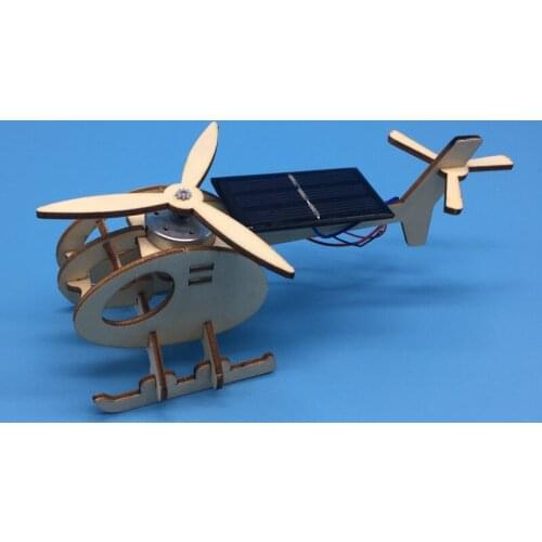 Science and technology small production interesting invention Mini Solar Helicopter primary students DIY puzzle assembly toys