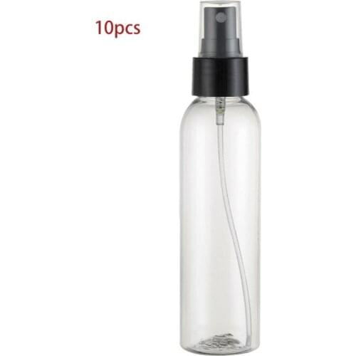 2021 New 10Pcs 150ml Plastic Empty Spray Bottles Transparent Atomiser Liquid Containers
