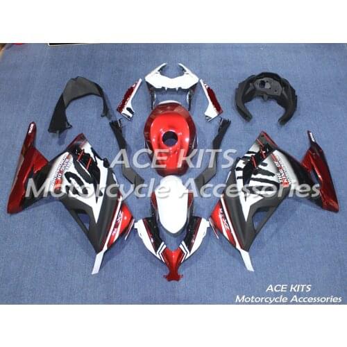 New ABS Motorcycle Fairings For Kawasaki Ninja300 EX300 2013-2017 13 14 15 16 17 Bodywork Red Black White Injection No.0001