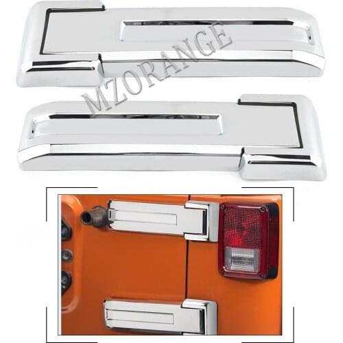 New Arrival Car Rear Door Spare Tire Tailgate Hinge Cover Trims for Jeep Wrangler JK 2007-2017 auto parts Exterior Accessories