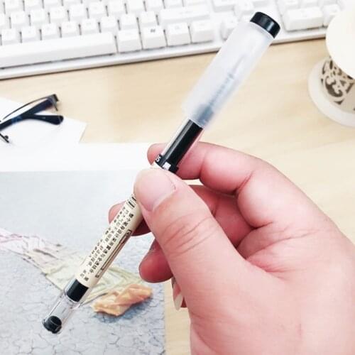3pcs Japanese Ballpoint pen 0.35 mm Black Blue Ink Pen School Office student Exam Signature Pens For Writing Stationery Supply