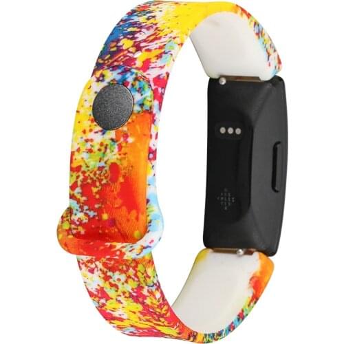 Fashion Large Soft Silicone Replacement Watch Band Strap Outdoor Wrist Strap Smart Accessories For Fitbit Inspire/inspire Hr