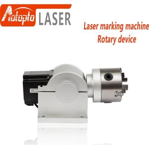 Rotary Engraving Attachment with Chucks Max Dia. 80 100 125mm for Laser Marking Machine
