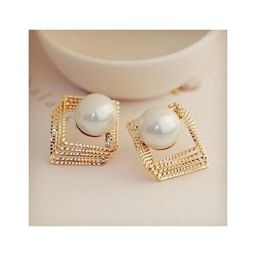 Jewelry earring Factory price wholesal Women Pearl Earrings bijoux beautiful stud earrings fashion gift white pearl Earring