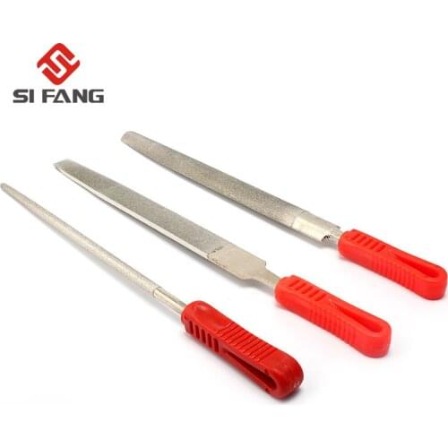 3Pcs 8" Diamond Coated File For Ceramic Glass Gem Stone Hobbies and Crafts