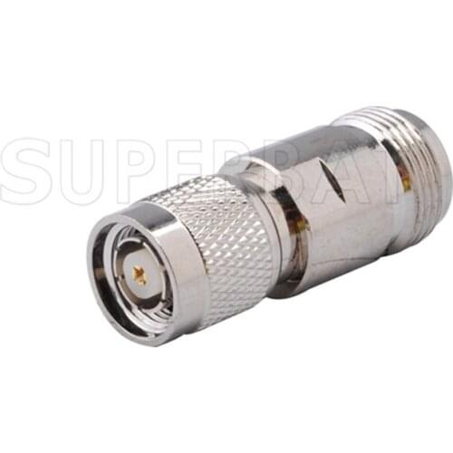 Superbat 5pcs N-TNC Adapter N Jack to RP-TNC Plug(female pin) Straight RF Coaxial Connector