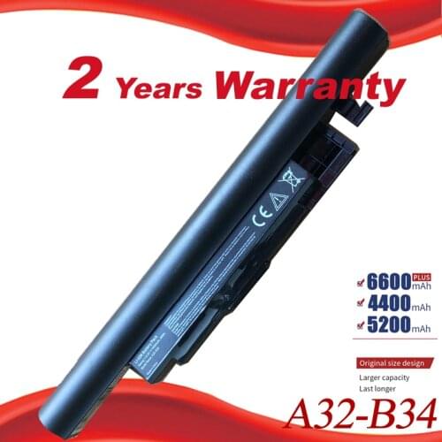 A41-B34 A32-B34 A31-C15 Battery for Haier S500 Medion S4209 S4211 S4216 S4611 k560 K56L K5 Tongfang Ruirui V550 6 Cells free shi