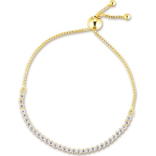 CKK Bracelet Round Sparkling Sliding Bracelets for Women Pulseira Feminina Masculina Pulseras Mujer Silver 925 Sterling jewelry