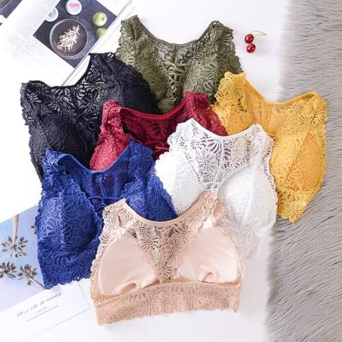 Sexy Lingerie Corset Lace Womens Bodysuit Underwear Gathered Push Up Bra With Padding Seamless Bra Clothing For Girl Hollow
