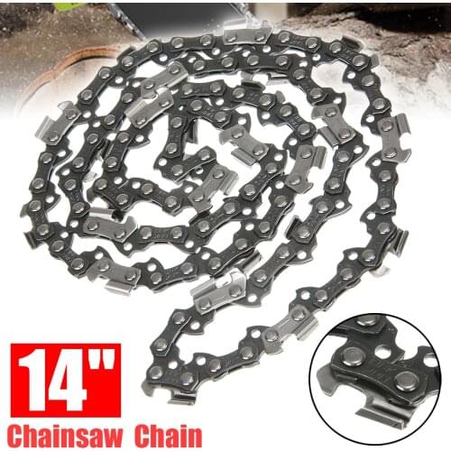 14'' Chainsaw Semi Chisel Chains 3/8LP Wood Cutting Chainsaw Parts for 009 010 017 019 023 MS170 MS180 Electric Saw