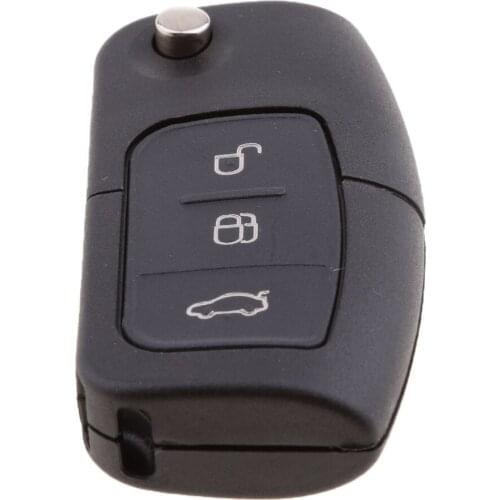 Car Key Shell Case Fob With Chip Uncut Blade 433Mhz for Ford S-Max Fiesta