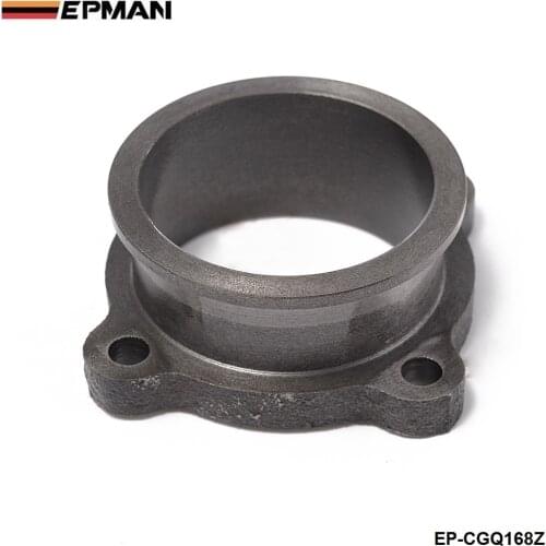 Cast iron 2.5" 4 bolt to 2.5" V Band Manifold Turbo Charge Adaptor Flange Conversion Convert Adapter EP-CGQ168Z