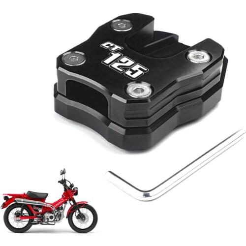 For HONDA CT125 Hunter Cub 2020 Motorcycle New Kickstand Sidestand Stand Extension Enlarger Pad High quality