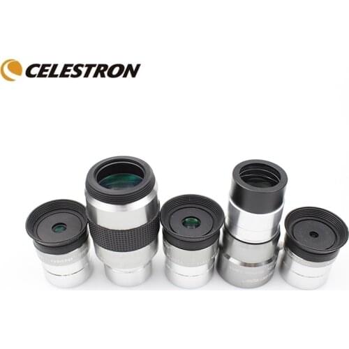Celestron 1.25" Plossl Eyepiece Kit 4mm 9mm 12mm 32mm Full Multi-Coated + 2x Barlow Lens Astronomy Monocular Telescope Accessory