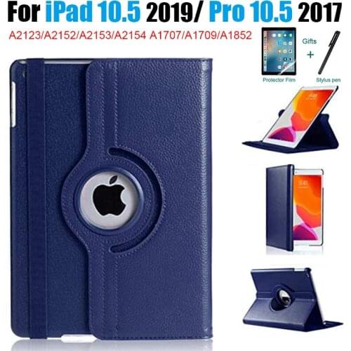 360 Degree Rotating Leather Cover Smart Sleep Awake Case for Apple iPad Air 3 10.5 2019 iPad Pro 10.5 2017 Coque Funda