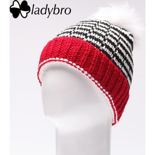 Ladybro Women's Hats With Pompoms