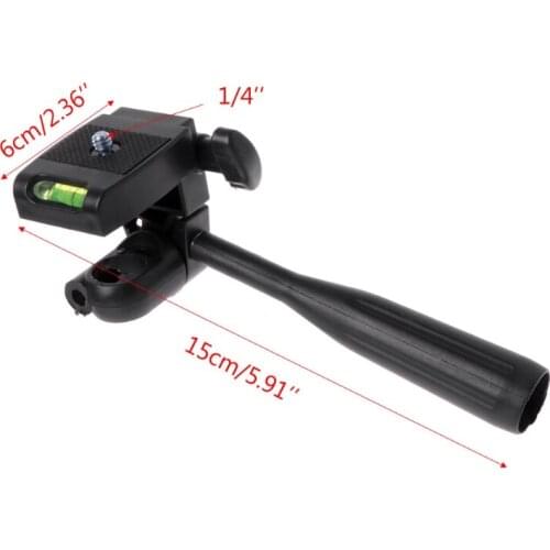 Laser Level Meter Plate Tripod Head Plastic Adapter Accessory With Arm Bracket
