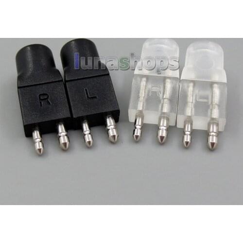 LN004182 Straight L Shape Gold Rhodium plated Earphone DIY Pins For FitEar Parterre F111 Togo! 334 MH335Dw private c435 etc