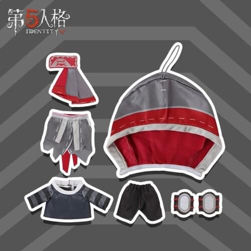 Game Identity V Mercenary Fashion Naib Subedar Anime Cosplay Change Suit Dress Up Clothes Plush Doll Costume Set Cute Xmas Gifts