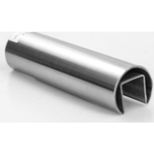 Stainless Steel Glass Railing Round Top Handrail Capping Rail Accessories