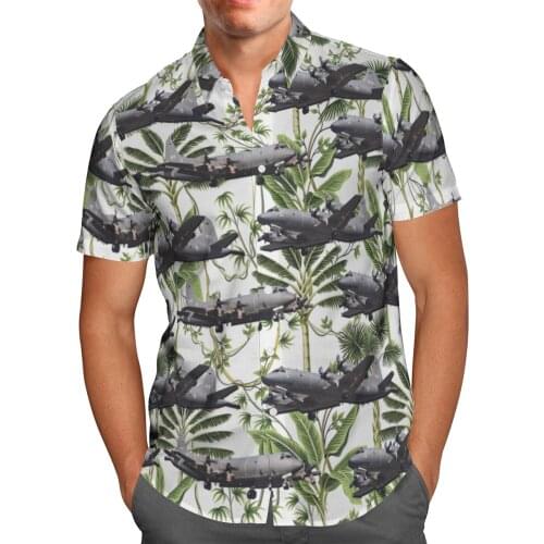 Cool Plane 3D Beach Breathable Hawaii Summer 2021 Shirt Short Sleeve Shirt Streetwear Oversized Chemise Hombre Blusa Masculina-1