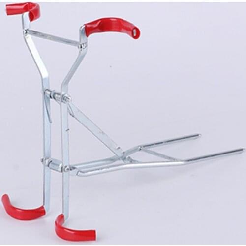 Adjustable Dual-Purpose Simple Fishing Bracket Foldable Metal Strong Resilience Spring Double Head Bracket Holder Fishing Tools