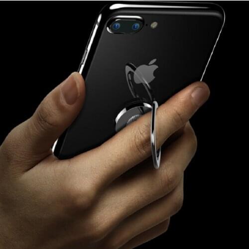 Luxury Finger Ring Holder 360 Degree Mobile Phone Smartphone Finger Stand Holder For iPhone 8 7 6 Samsung S8 iPad Tablet