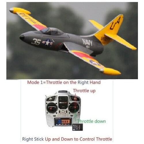 RTF Freewing 64mm F9F RC Jet Plane Model Toy