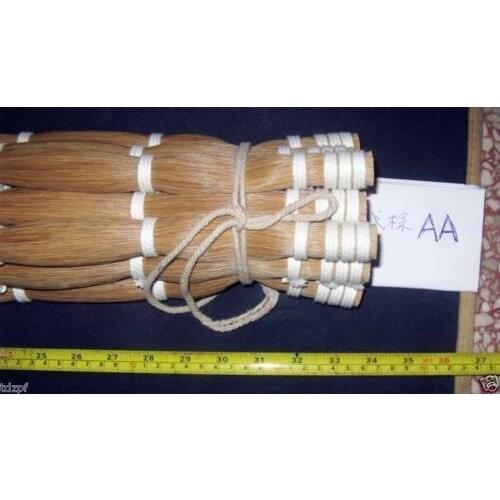 Violin bow horse hair horse 1000g 70-80cm tail violin parts white mongol#3