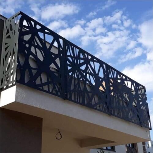 SUS stainless steel laser cutting sheet metal screen wall villa swimming pool balcony railing fence