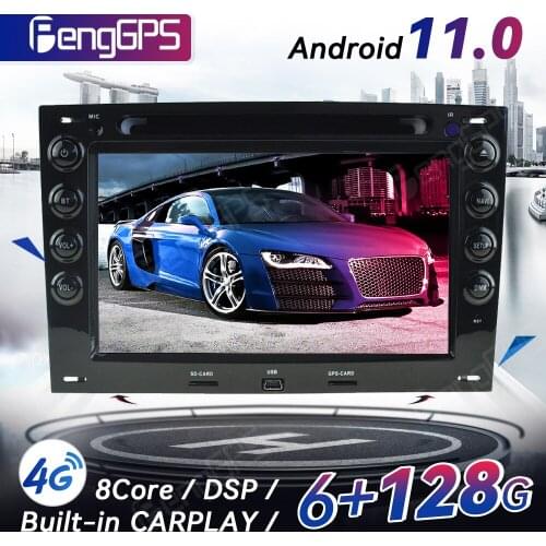 Built-in DSP CD DVD Player Android 11.0 for Renault Megane 2003-2010 GPS Navigation PX6 2Din Stereo Autoradio Headunit WIFI