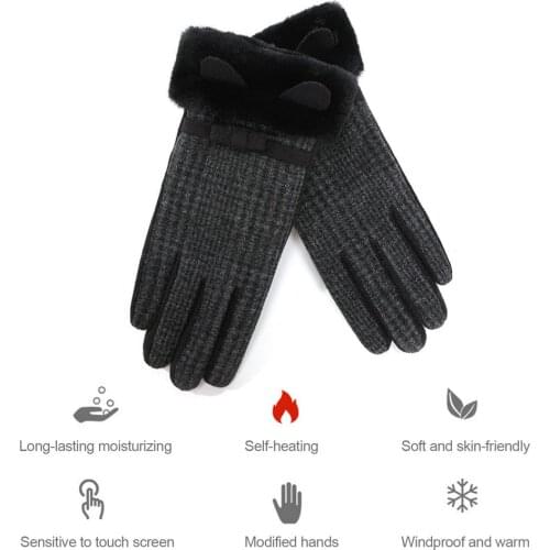 Winter Gloves Motorcycle Gloves Touch Screen Warm Gloves Snow Ski Gloves Moto Gloves Windproof Keep Warm Cycling Mitten