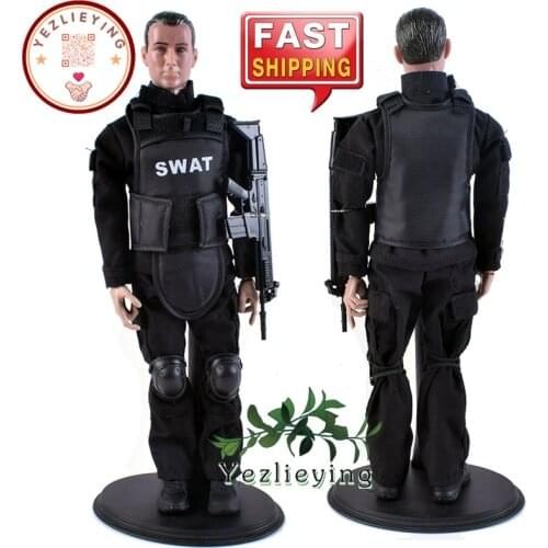 1/6 Scale Military SWAT Soldier Military Uniform Toy Soldiers Set Action Figure Figurines With Genuine Box Model 12Inch Doll