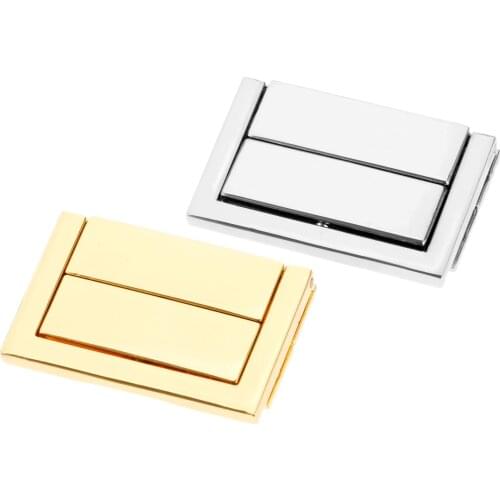 1Pc 48*30mm Jewelry Chest Gift Wine Wooden Box Case Toggle Latch Suitcase Hasp Leather Bag Handbag Purse Closure Lock with Screw