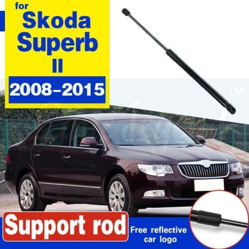 ACCESSORIES CAR BONNET HOOD GAS SHOCK STRUT LIFT SUPPORT CAR STYLING BONNET Support rod FIT FOR Skoda Superb II 2008-2015