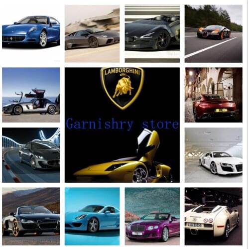 5d Diamond Painting Full Square/Round Diamond Embroidery Cross Stitch kits Mosaic Home Decor Luxury car Birthday gift for boy
