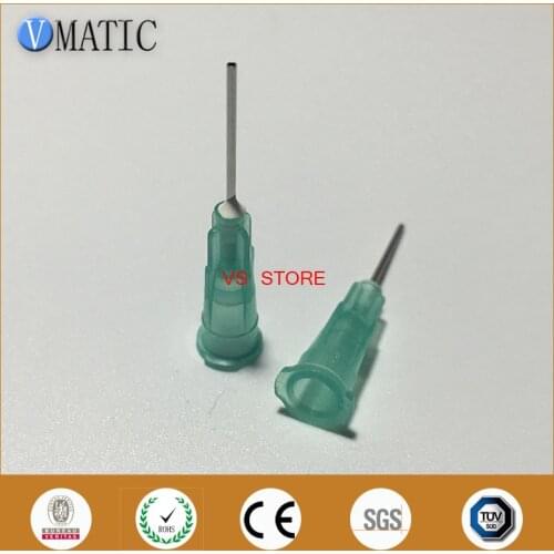 Free Shipping Non Sterilized 21G Dispensing Syringe Needle Tip Metal Pinhead Glue Dispenser Needle Tip 1/2 Inch