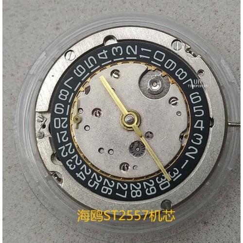 Sea-gull ST2557 Automatic GMT Watch Movement H9 Second Black H3 Date NEW