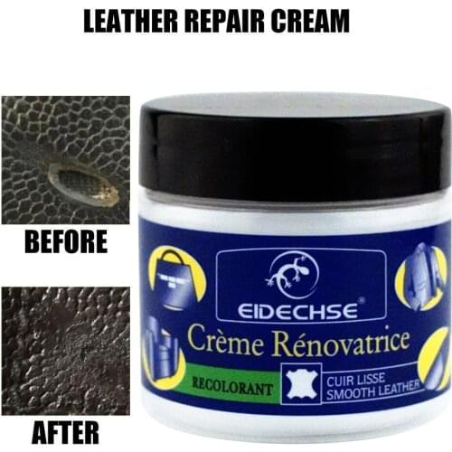 Leather Vinyl Repair Filler Compound Cream for Leather Restoration Cracks Burns Car Seat Sofa Holes JA55