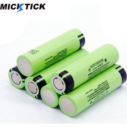 2/4/8/12/20pcs 100% New Original battery NCR18650B 3000mAh Rechargeable Batteries Lithium Li-ion Torch Laser pen Flashlight