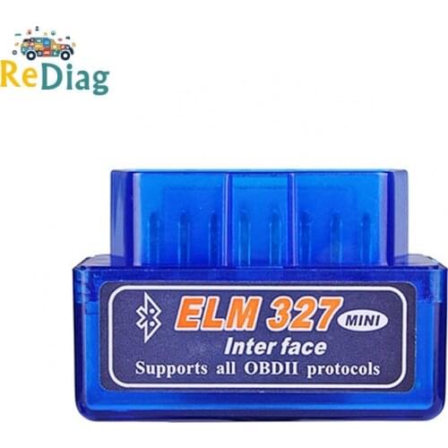 Best Super Mini Elm327 V2.1 Bluetooth Code Reader OBD2 OBDII Interface ELM 327 OBDII Diagnostic Scanner