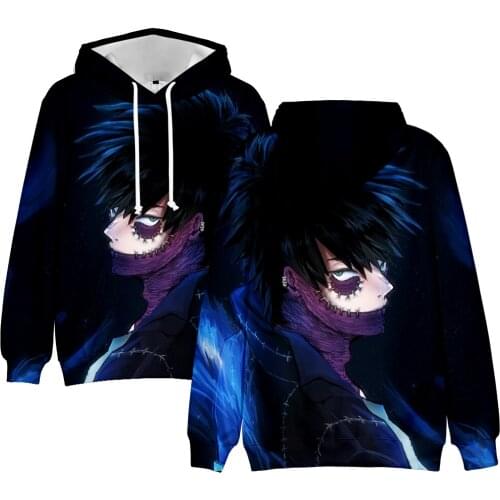 The Newest 3D My Hero Academia Hoodies Men Sweatshirts Women Hot Autumn Comic Hip Hop Streetwear Boys Girls Cartoon Pullovers