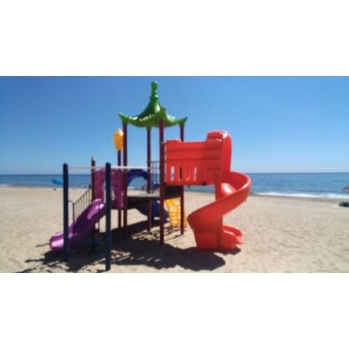 Exported to France Kids Outdoor Playground Set CE Approved Children Outdoor Slide HZ-51111A