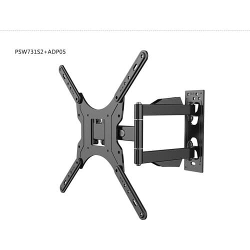 Loctek 26- 47 Inch Full Motion TV Wall Mount With Extension Arm Max. Loading 25kgs Max. VESA 400*400mm PSW731S2 + ADP05