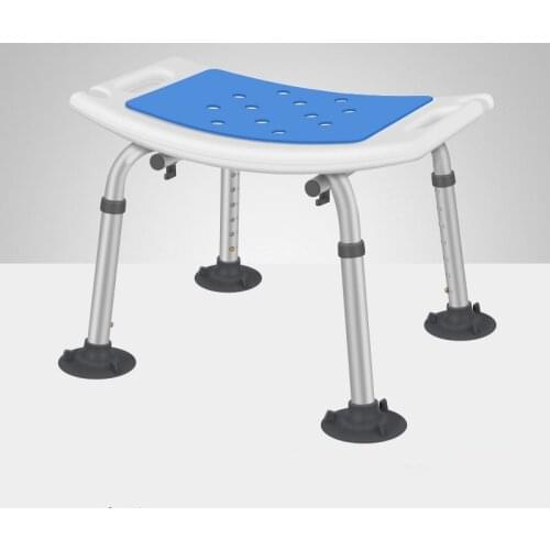 Aluminum Alloy Non-slip Bath Chair For The Elderly Children Pregnant Woman 7 Gears Height Adjustable Shower Outdoor Fishing Tool