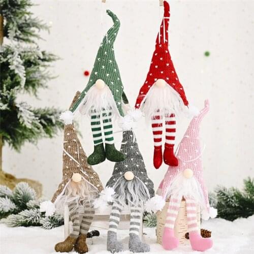 New Year Gifts 2021 Faceless Doll Christmas Ornaments Christmas Decor Supplies For Home Christmas